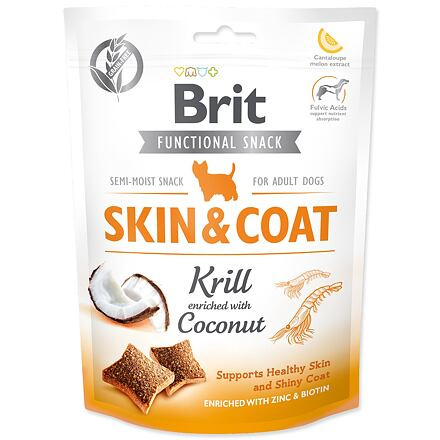 Brit Care Dog Functional Snack Skin&Coat Krill  150 g