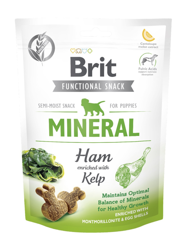 Brit Care Dog Functional Snack Mineral Ham Puppies 150 g