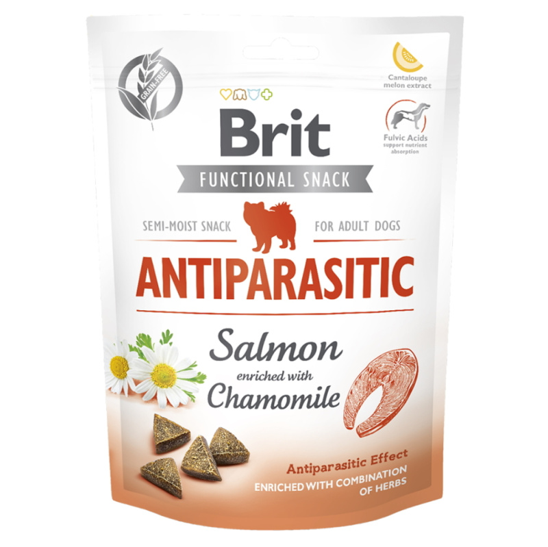 Brit Care Dog Functional Snack Antiparasit Salmon 150 g
