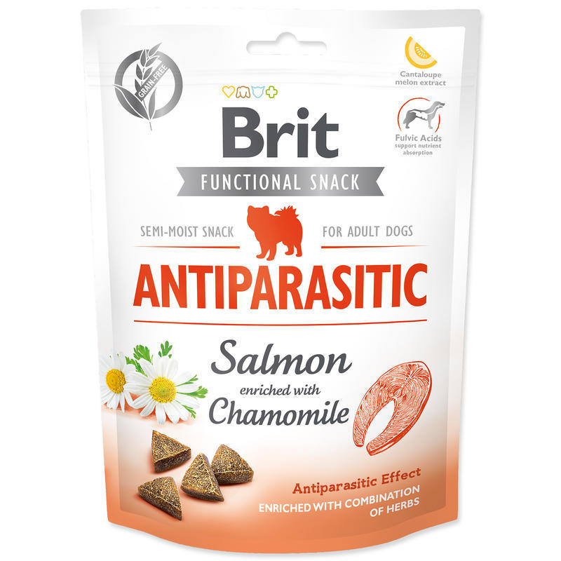 Brit Care Dog Functional Snack Antiparasit Salmon 150 g