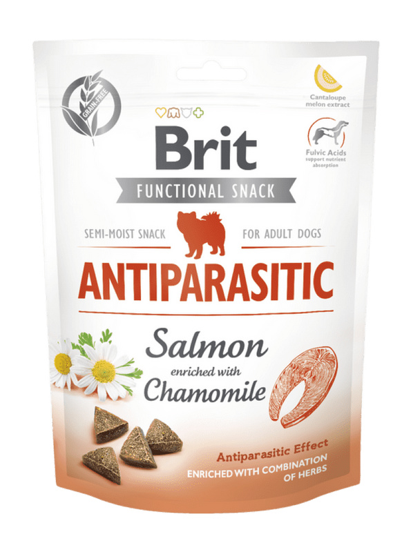 Brit Care Dog Functional Snack Antiparasit Salmon 150 g
