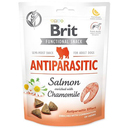 Brit Care Dog Functional Snack Antiparasit Salmon 150 g