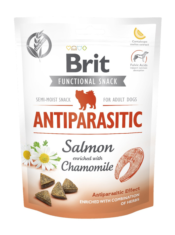 Brit Care Dog Functional Snack Antiparasit Salmon 150 g