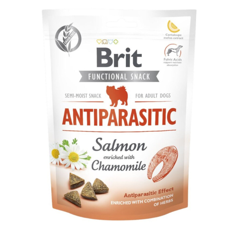 Brit Care Dog Functional Snack Antiparasit Salmon 150 g