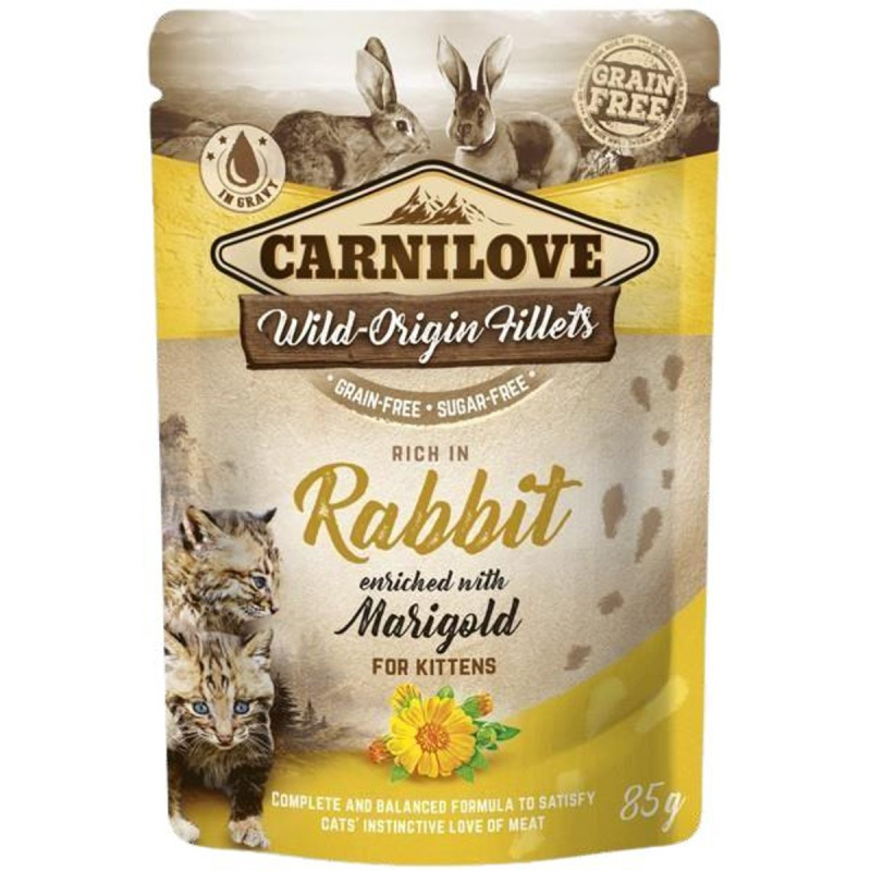 Carnilove Kapsička pro kočky – králík a měsíček