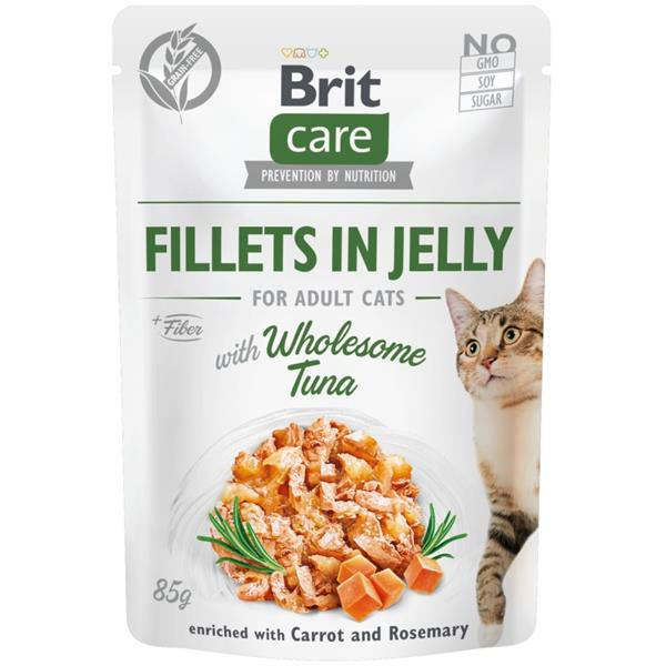 Brit Care Cat Fillets in Jelly with Wholesome Tuna 85 g