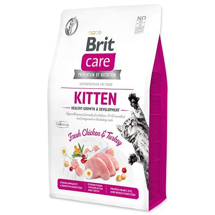 Brit Care Cat GF Kitten Healthy Growth&Development 2 kg