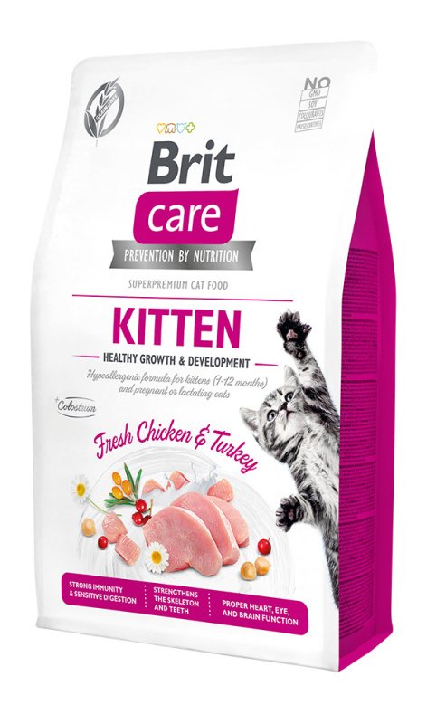Brit Care Cat GF Kitten Healthy Growth&Development 2 kg