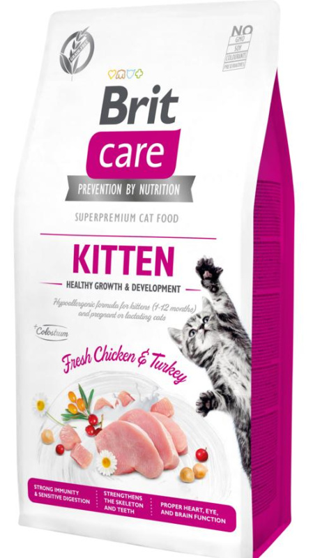 Brit Care Cat GF Kitten Healthy Growth&Development 0,4 kg