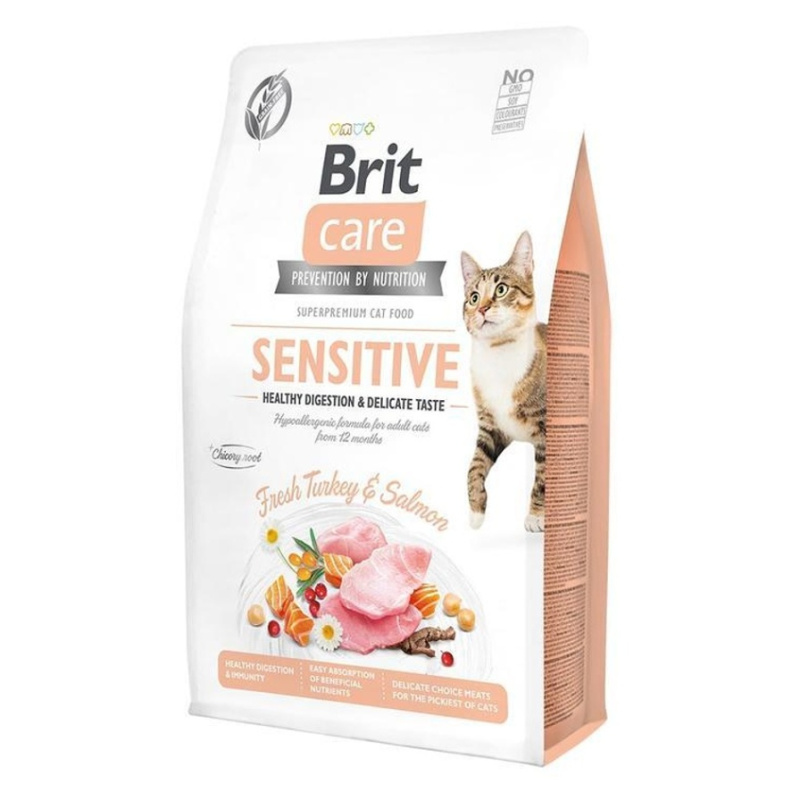 Brit Care Cat GF Sensit. Heal.Digest&Delic.Taste 2 kg