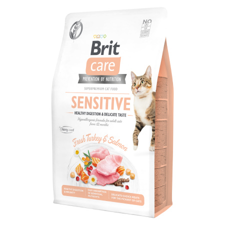 Brit Care Cat GF Sensit. Heal.Digest&Delic.Taste 2 kg