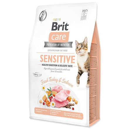 Brit Care Cat GF Sensit. Heal.Digest&Delic.Taste 2 kg