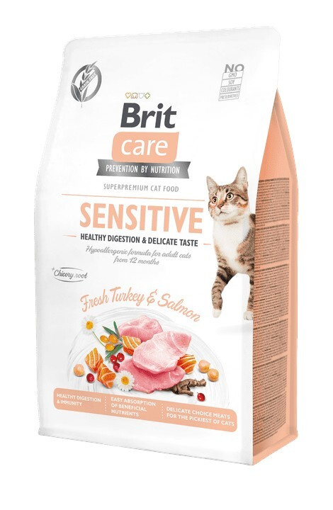 Brit Care Cat GF Sensit. Heal.Digest&Delic.Taste 2 kg