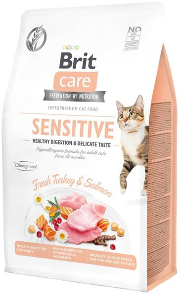 Brit Care Cat GF Sensit. Heal.Digest&Delic.Taste 0,4 kg