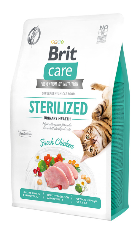 Brit Care Cat GF Sterilized Urinary Health 2 kg