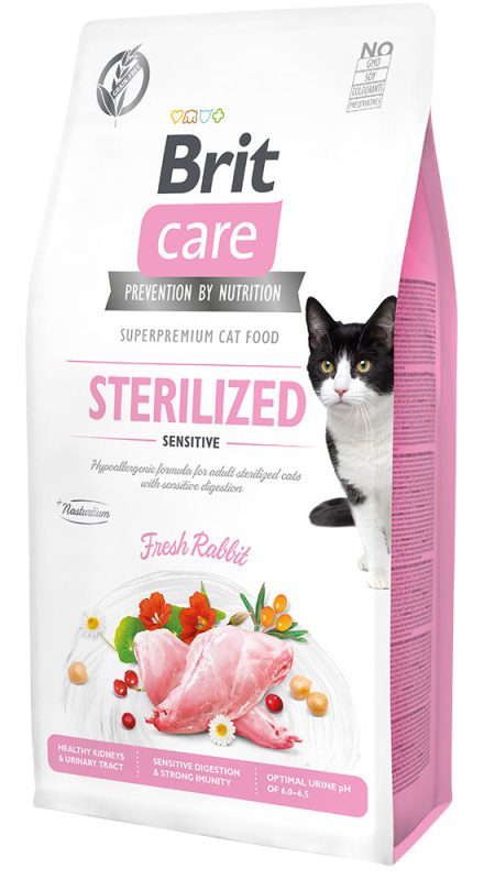 Brit Care Cat GF Sterilized Sensitive 7 kg