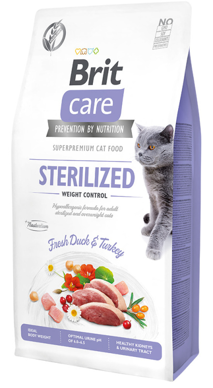 Brit Care Cat GF Sterilized Weight Control 7 kg