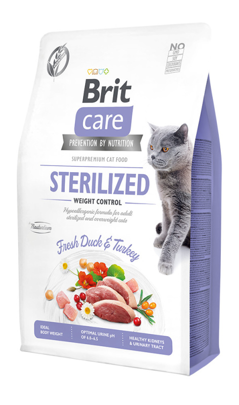 Brit Care Cat GF Sterilized Weight Control 2 kg