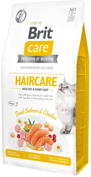 Brit Care Cat GF Haircare Healthy&Shiny Coat 7 kg