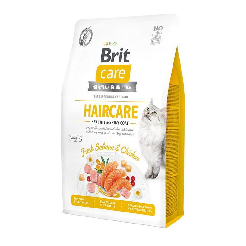 Brit Care Cat GF Haircare Healthy&Shiny Coat 2 kg