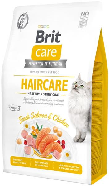 Brit Care Cat GF Haircare Healthy&Shiny Coat 2 kg