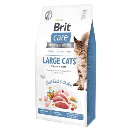 Brit Care Cat GF Large cats Power&Vitality 7 kg