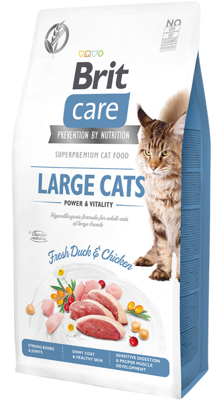 Brit Care Cat GF Large cats Power&Vitality 7 kg