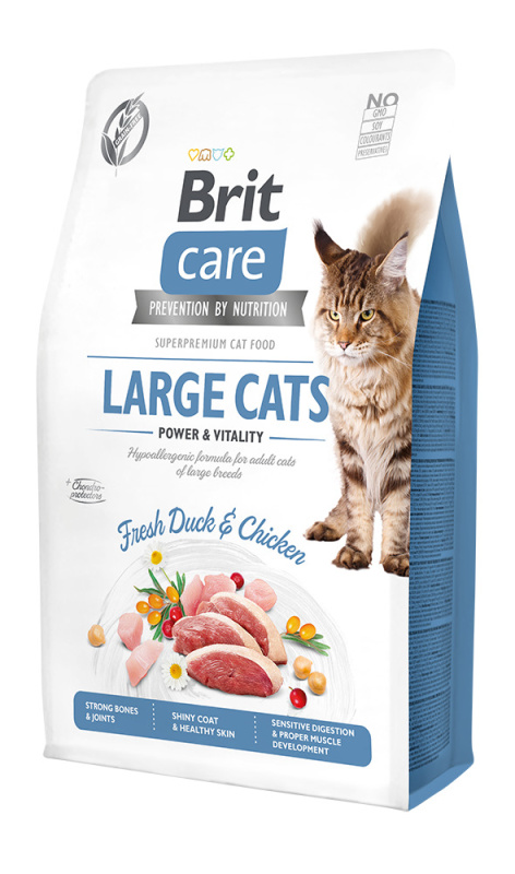 Brit Care Cat GF Large cats Power&Vitality 2 kg