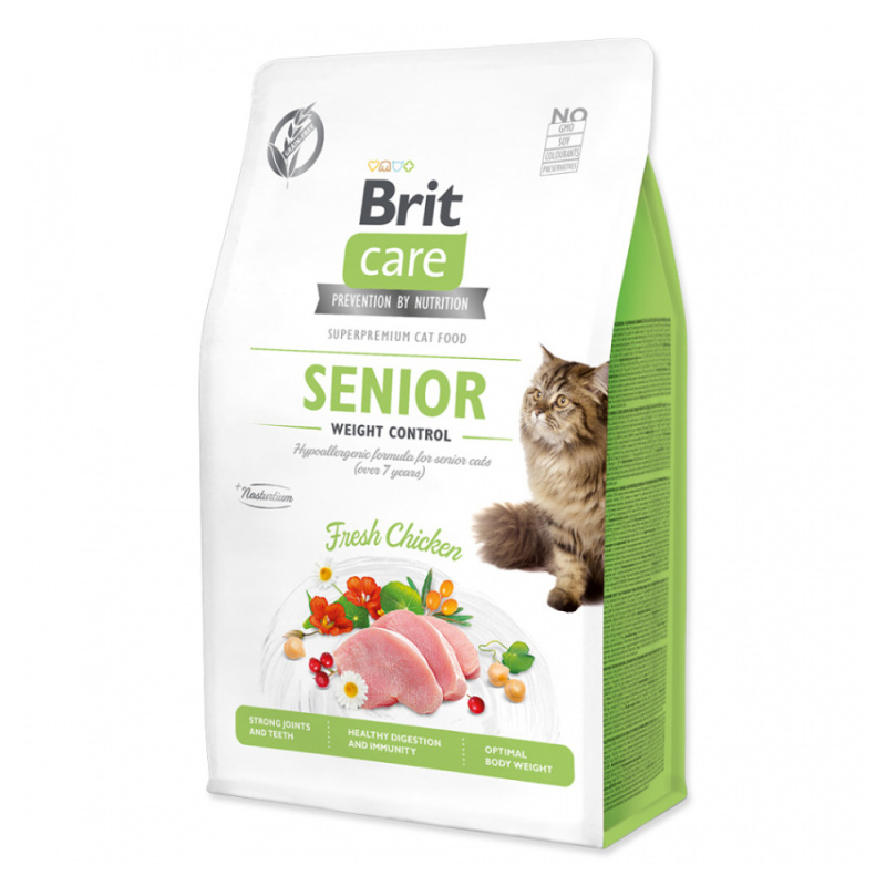 Brit Care Cat GF Senior Weight Control 7 kg
