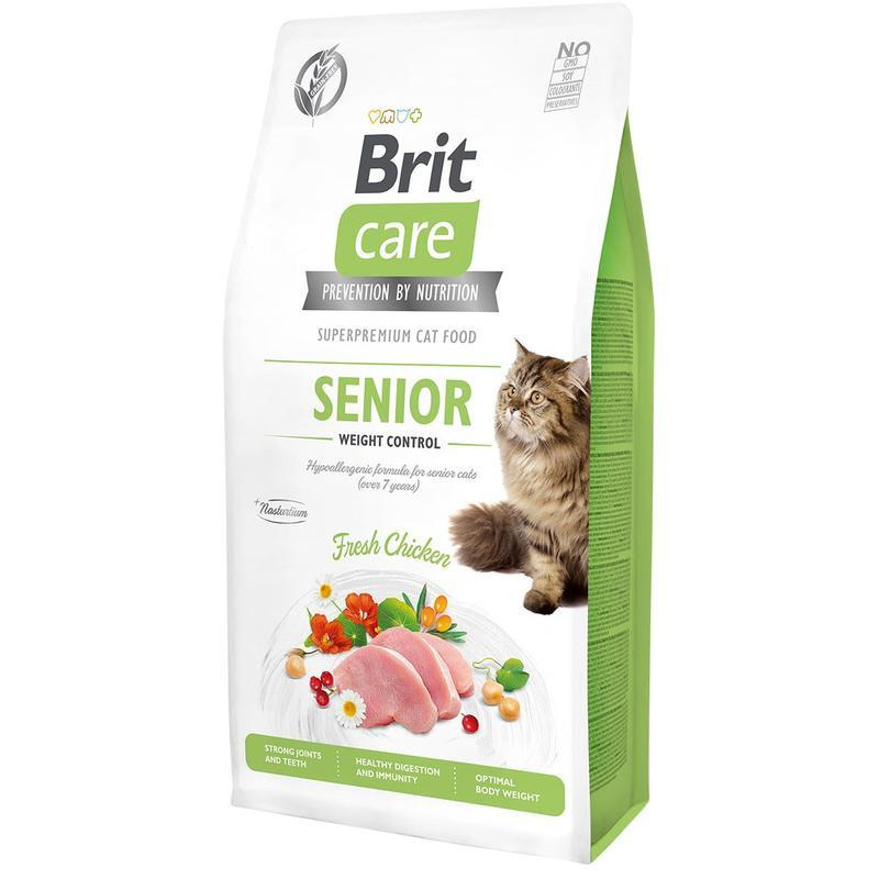 Brit Care Cat GF Senior Weight Control 7 kg