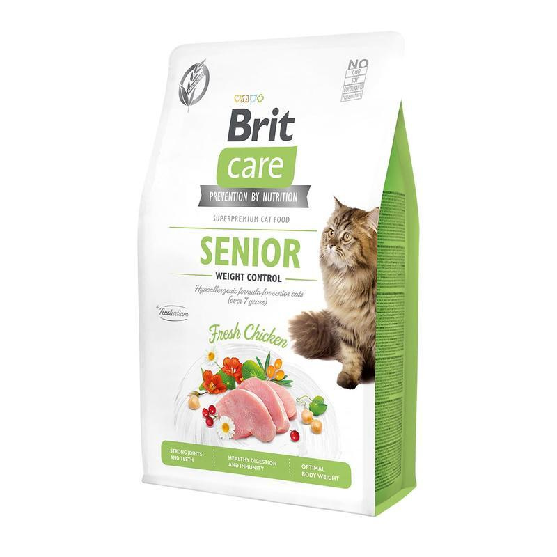 Brit Care Cat GF Senior Weight Control 2 kg