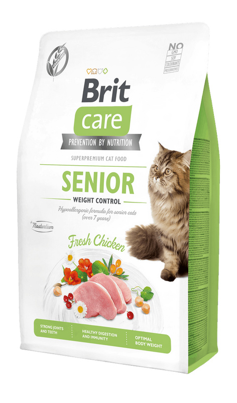 Brit Care Cat GF Senior Weight Control 2 kg