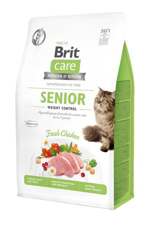 Brit Care Cat GF Senior Weight Control 2 kg