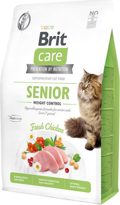 Brit Care Cat GF Senior Weight Control 2 kg