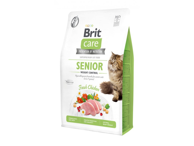 Brit Care Cat GF Senior Weight Control 0,4 kg