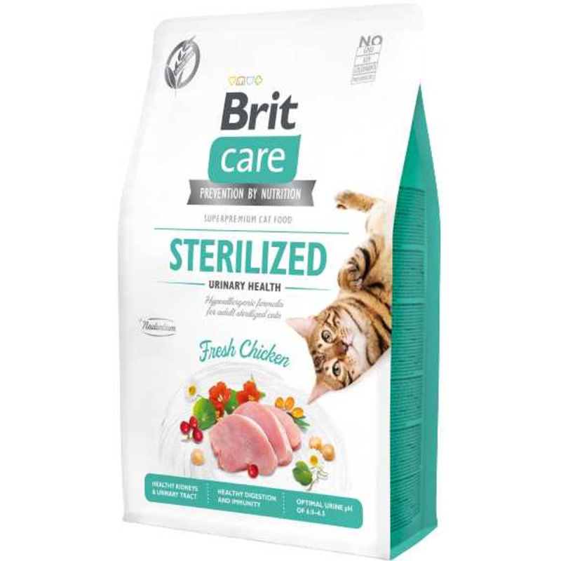 Brit Care Cat Sterilized Urinary Health Fresh Chicken pro kočky
