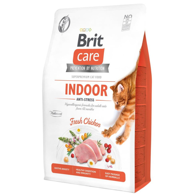 Brit Care Cat Grain-Free Indoor Anti-stress pro kočky