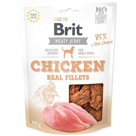 Brit Jerky Chicken Fillets 80 g