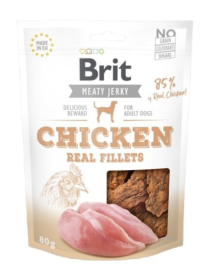 Brit Jerky Chicken Fillets 80 g