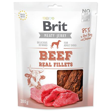 Brit Jerky Beef Fillets 200 g