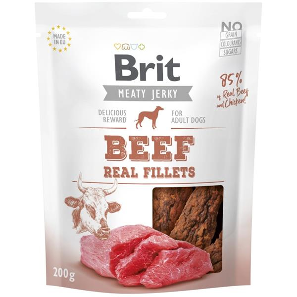 Brit Jerky Beef Fillets 200 g