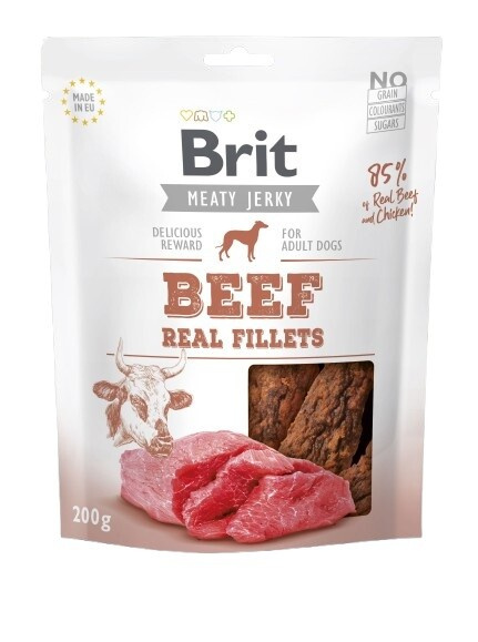 Brit Jerky Beef Fillets 200 g
