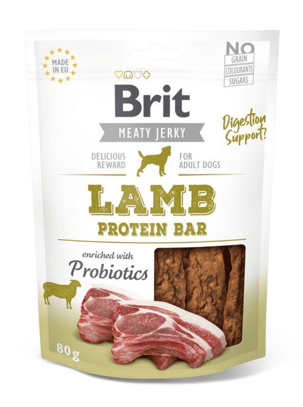 Brit Jerky Lamb Protein Bar 80 g