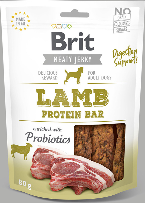 Brit Jerky Lamb Protein Bar 80 g