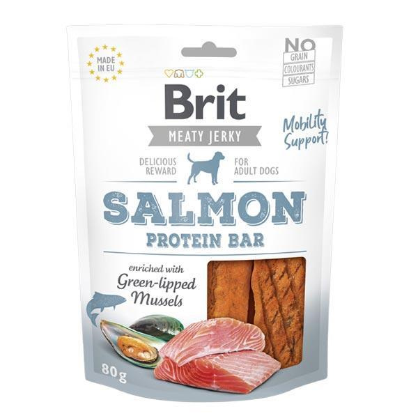 Brit Jerky Salmon Protein Bar 80 g