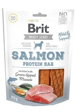 Brit Jerky Salmon Protein Bar 80 g