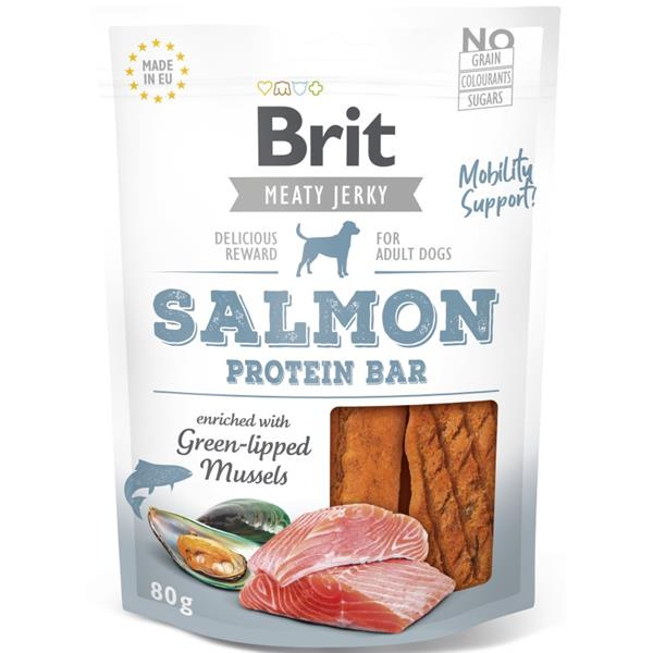 Brit Jerky Salmon Protein Bar 80 g