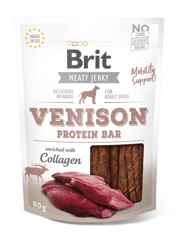 Brit Jerky Venison Protein Bar 80 g