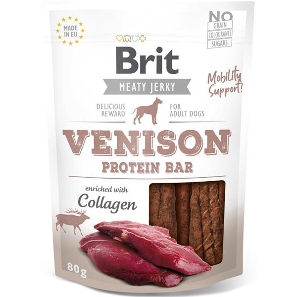 Brit Jerky Venison Protein Bar 80 g