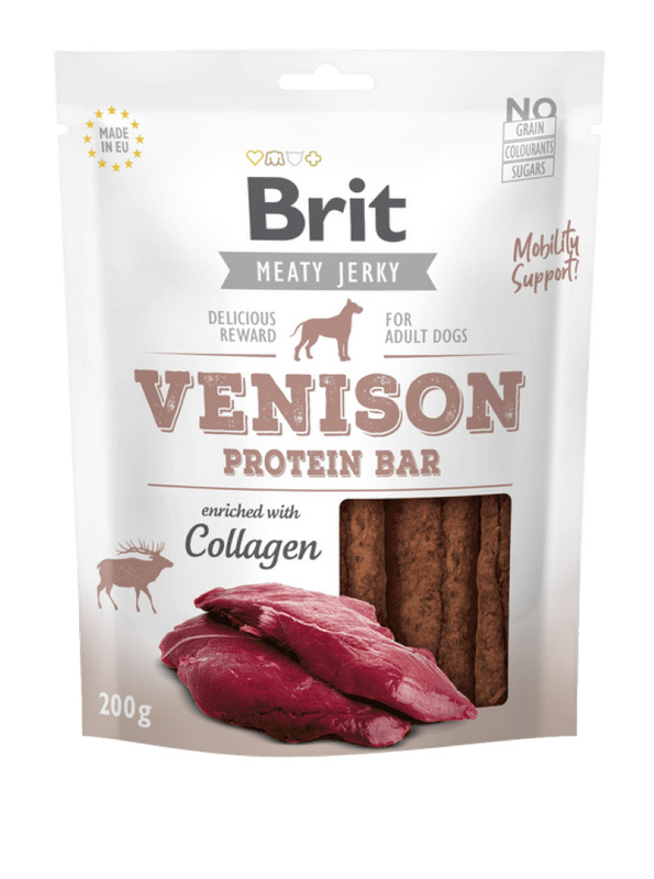 Brit Jerky Venison Protein Bar 200 g